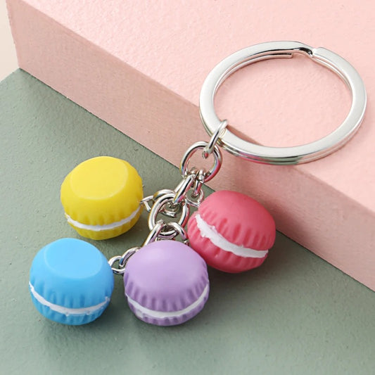 Cute Mini Macarons Keychain