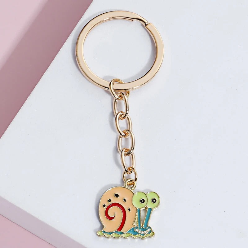 Cute Gary Snail Keychain