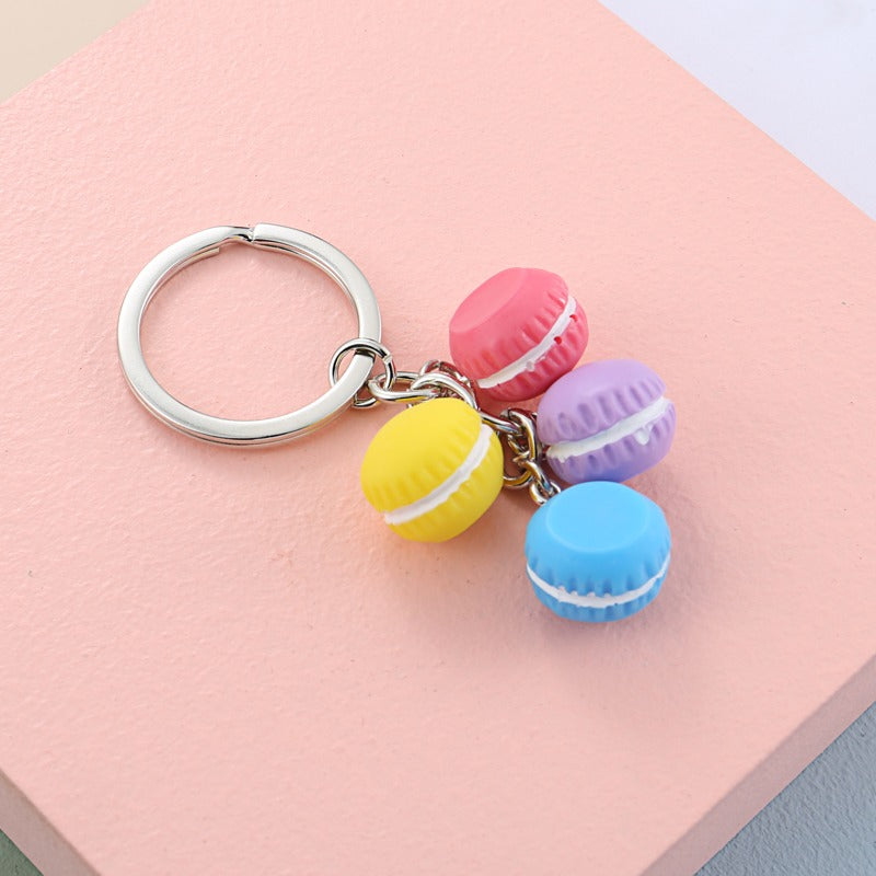 Cute Mini Macarons Keychain