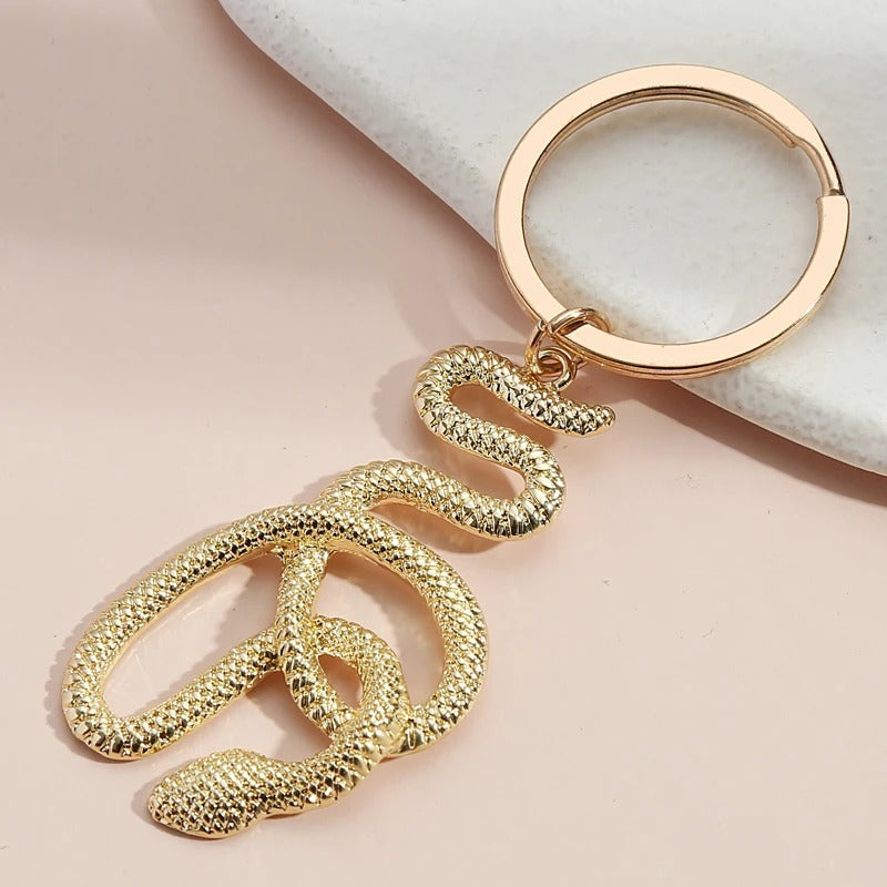 Elegant Snake Keychain