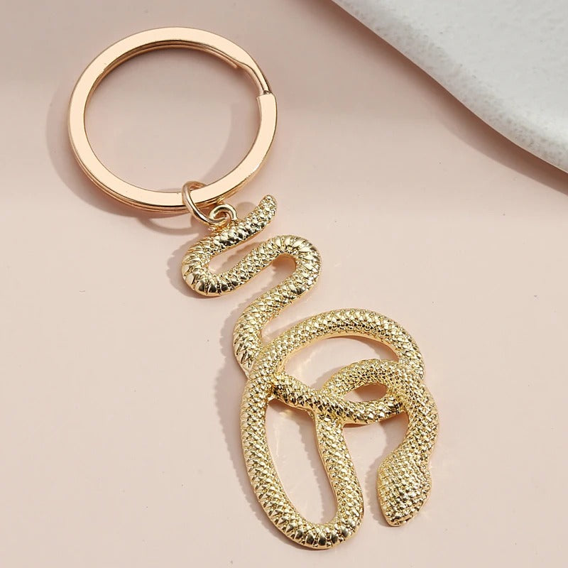 Elegant Snake Keychain