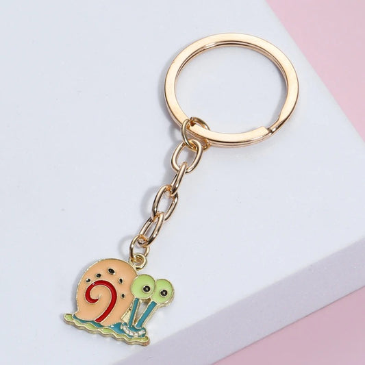 Cute Gary Snail Keychain