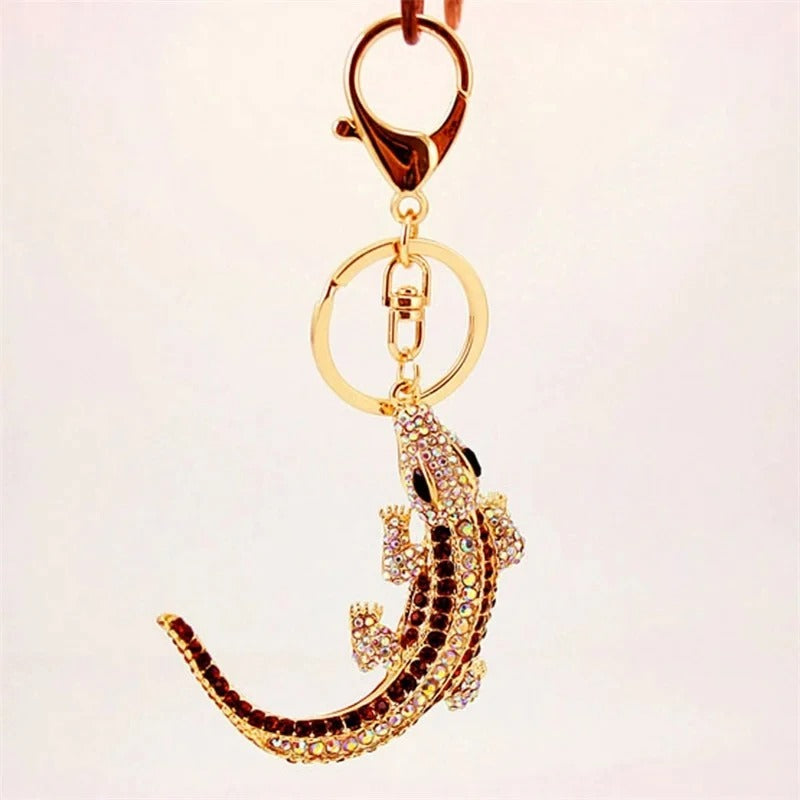 Elegant Lizard Keychain