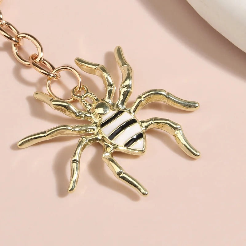 Elegant Spider Keychain