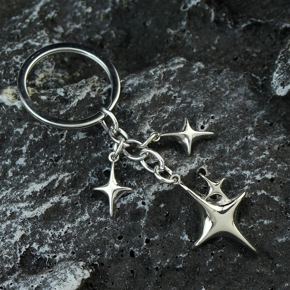 Y2K Style Stars Keychain