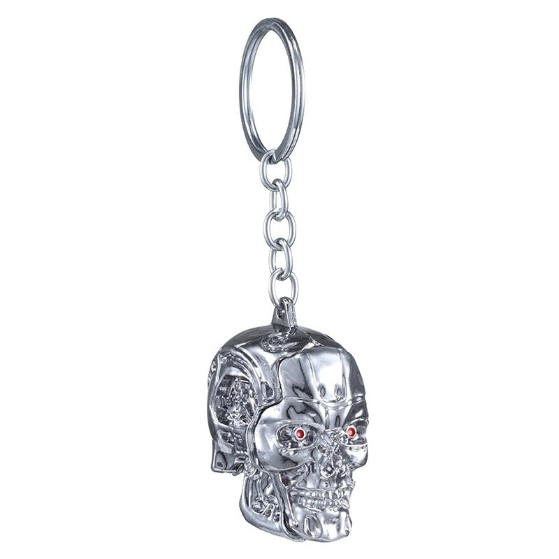 Terminator Skull Keychain