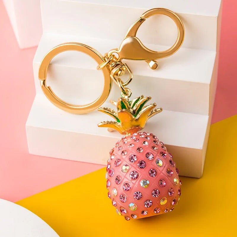 Elegant Pineapple Keychain