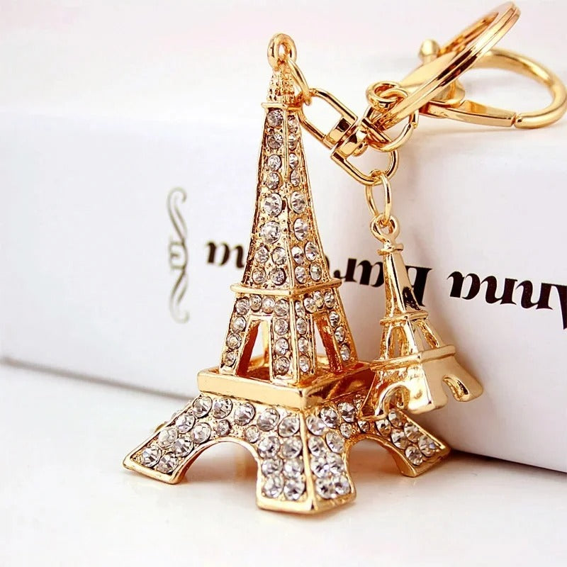 Elegant Eiffel Tower Keychain