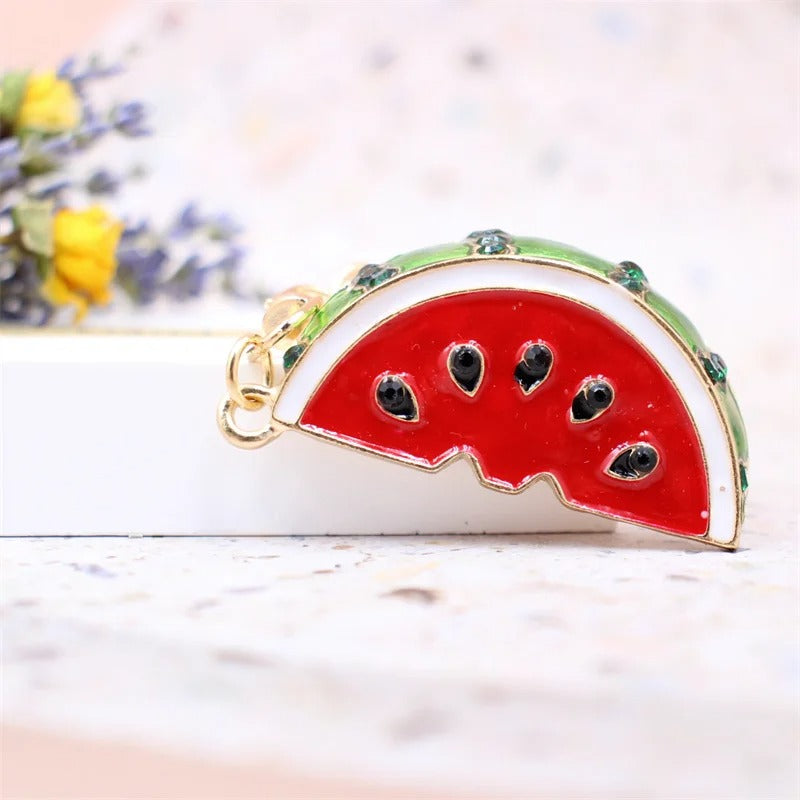 Vibrant Watermelon Keychain