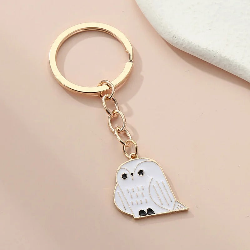 Cute Night Owl Keychain