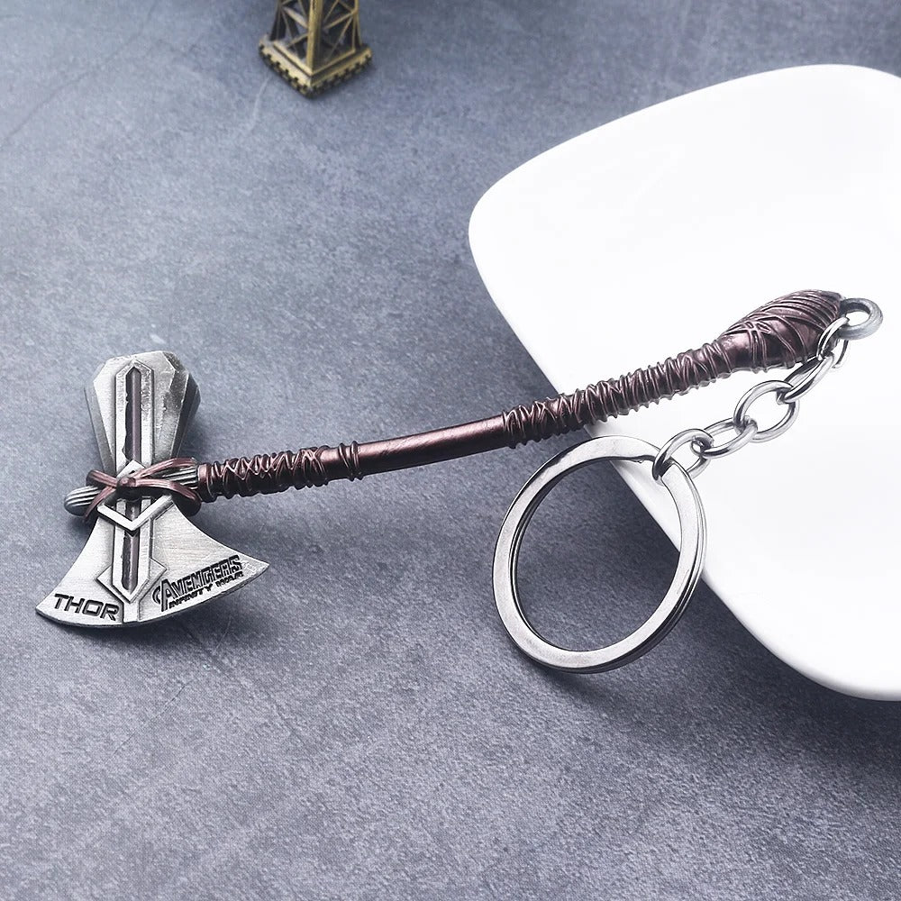 Thor Hammer Axe Keychain