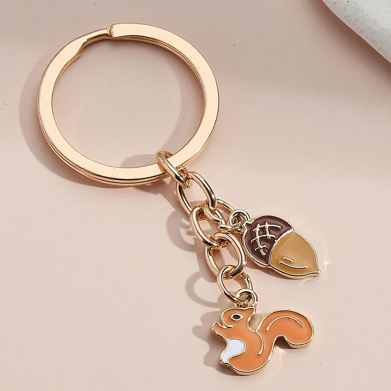 Cute Squirrel Keychain