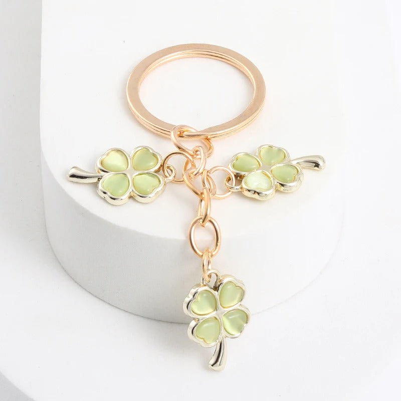 Charming Clover Keychain