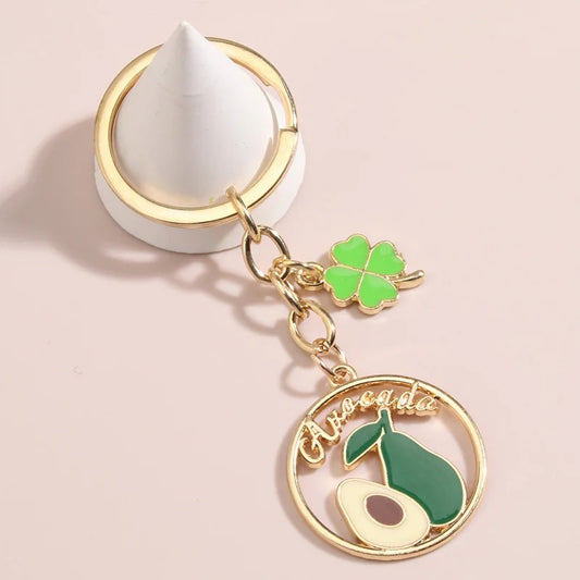 Lucky Avocado Keychain