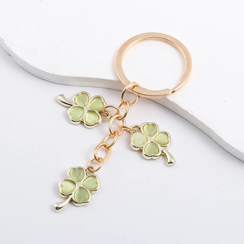 Charming Clover Keychain