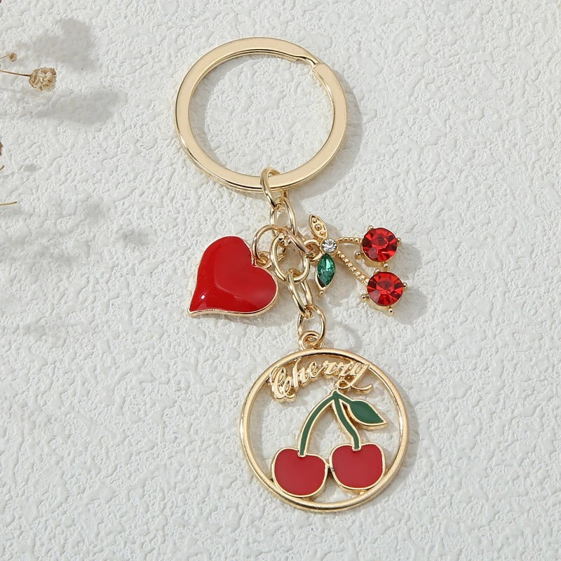 Cherry Love Keychain