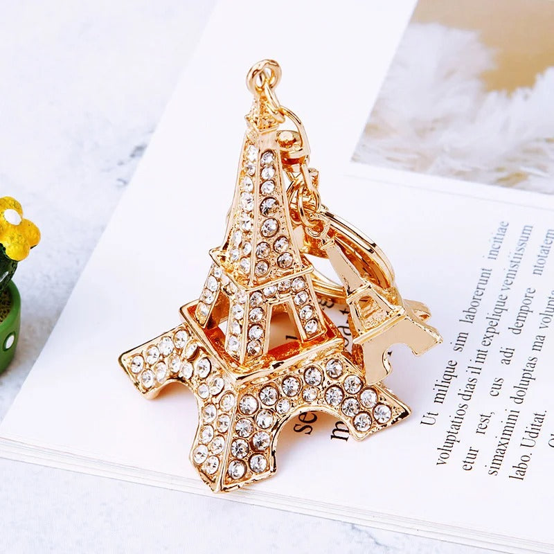 Elegant Eiffel Tower Keychain