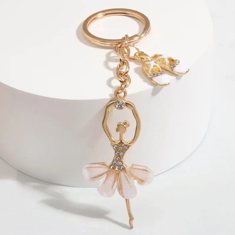 Graceful Ballerina Keychain