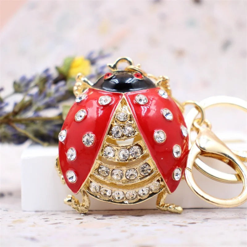 Elegant Ladybug Keychain