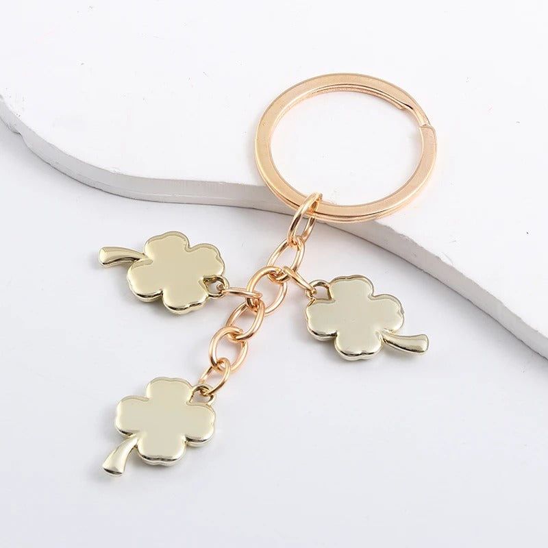 Charming Clover Keychain