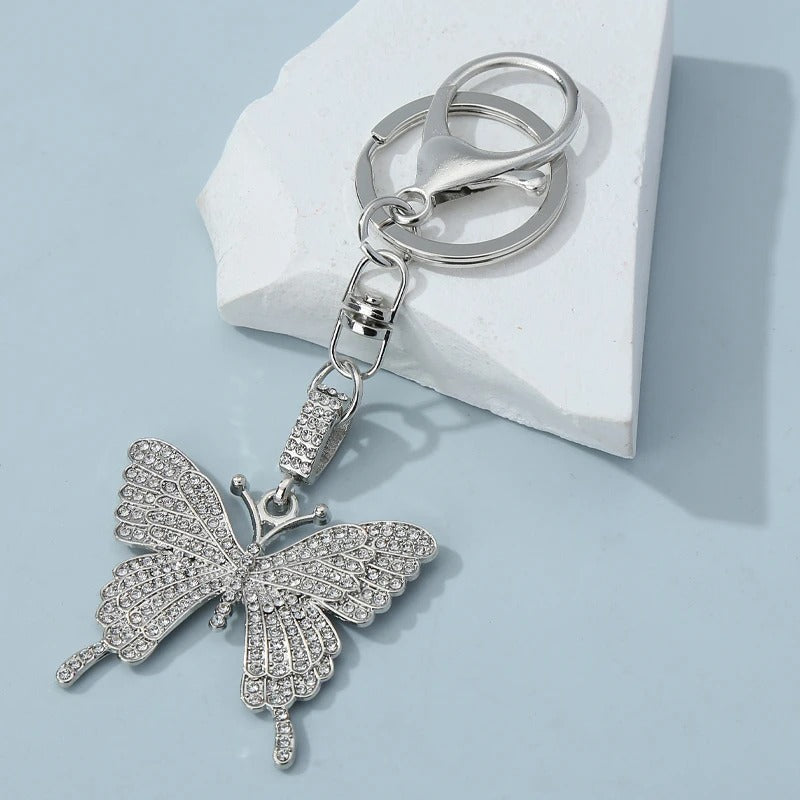 Shiny Butterfly Keychain