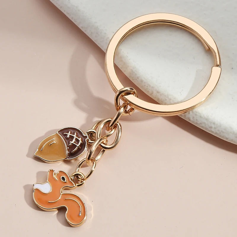 Cute Squirrel Keychain