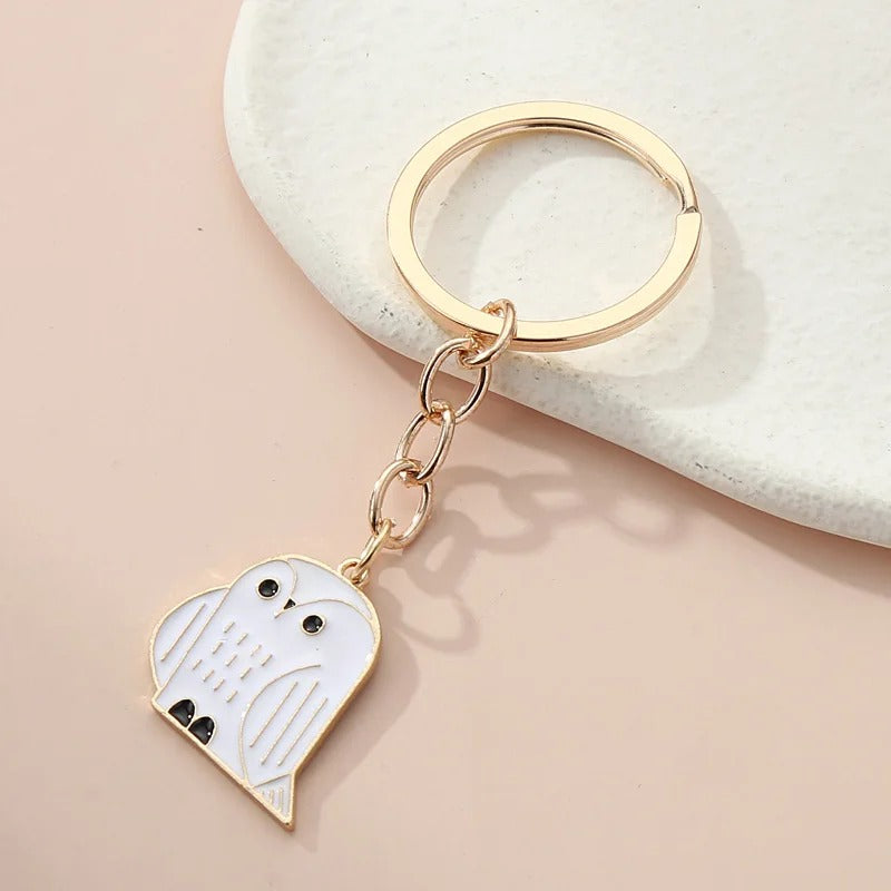 Cute Night Owl Keychain