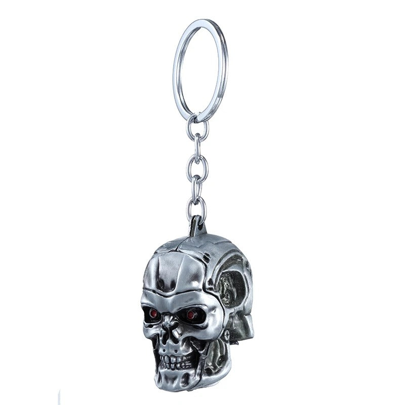 Terminator Skull Keychain