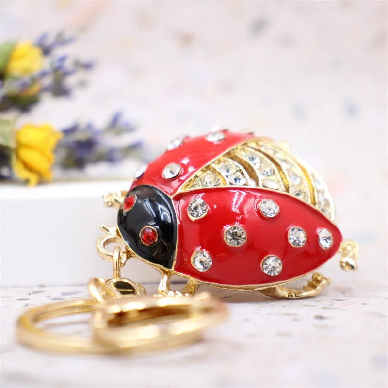 Elegant Ladybug Keychain