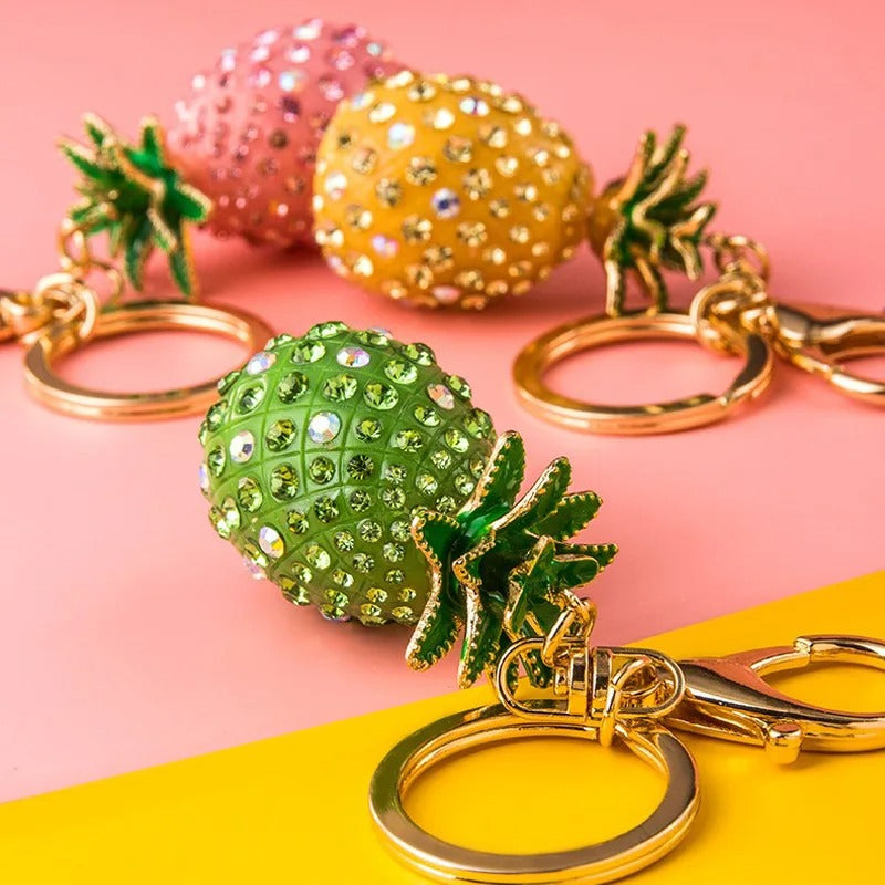 Elegant Pineapple Keychain