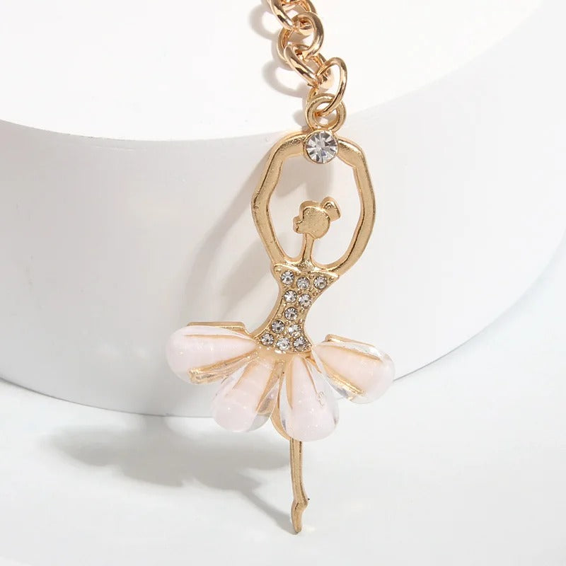 Graceful Ballerina Keychain