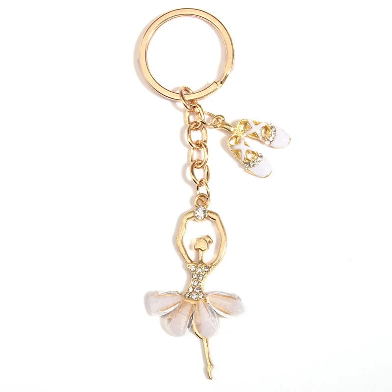 Graceful Ballerina Keychain