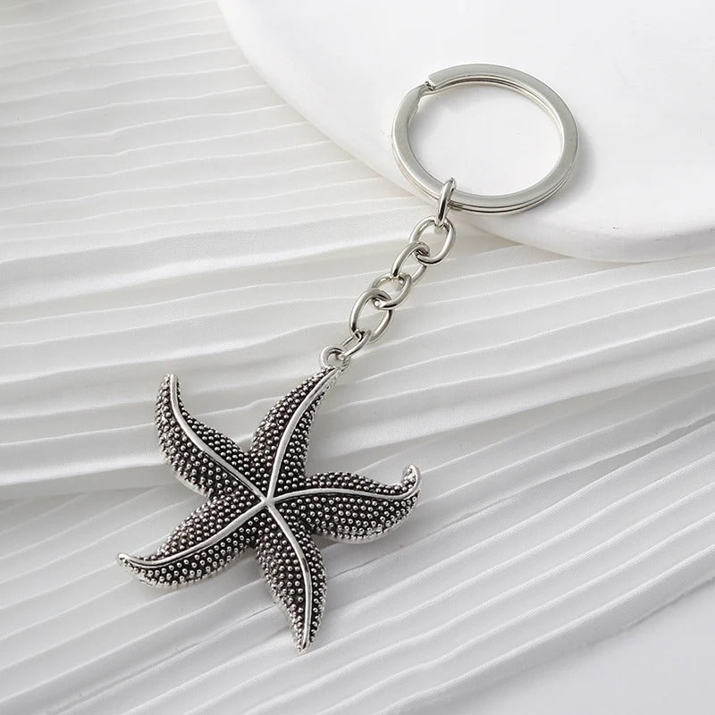 Sea Starfish Keychain