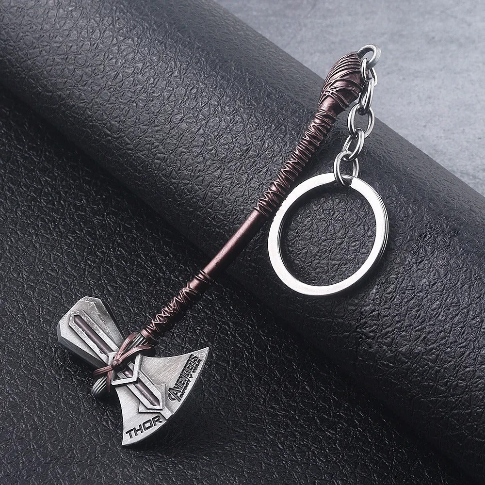 Thor Hammer Axe Keychain