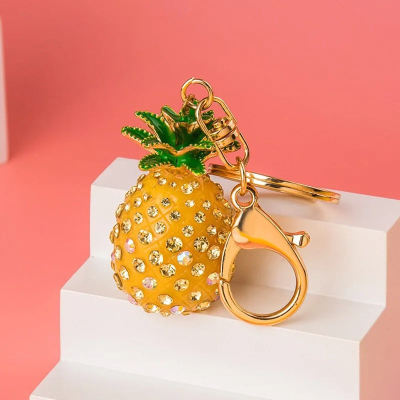 Elegant Pineapple Keychain