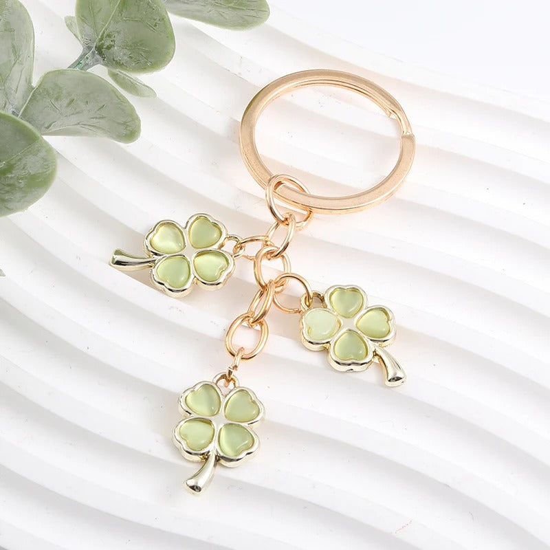 Charming Clover Keychain