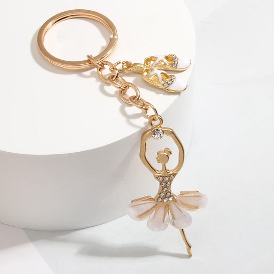 Graceful Ballerina Keychain