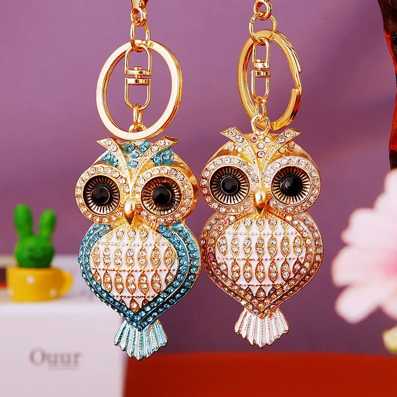 Elegant Owl Keychain