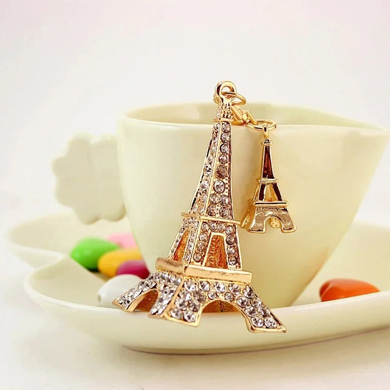 Elegant Eiffel Tower Keychain