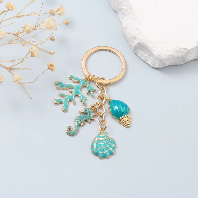 Seahorse Ocean Keychain