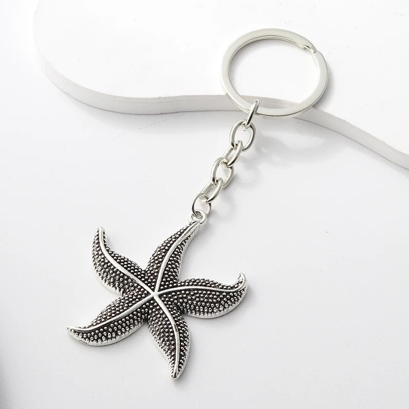 Sea Starfish Keychain