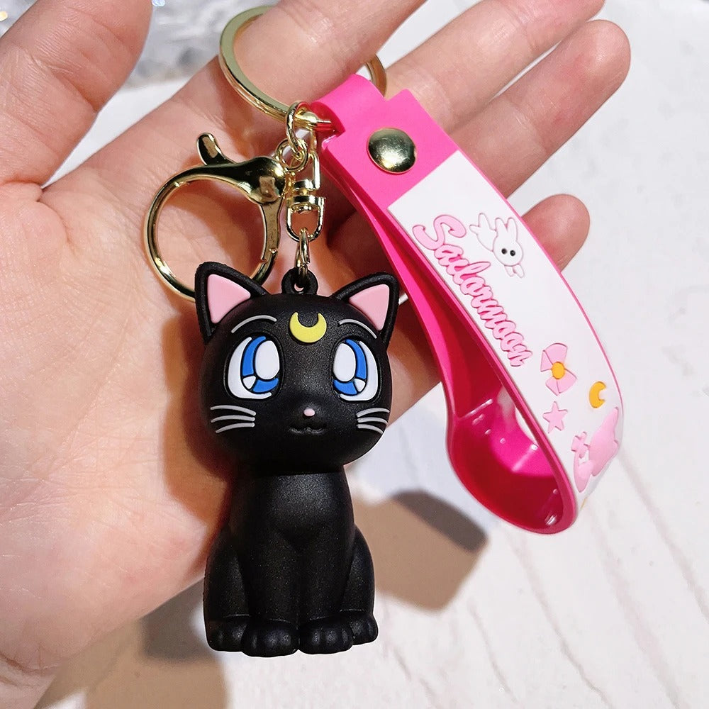 Luna Cat Keychain