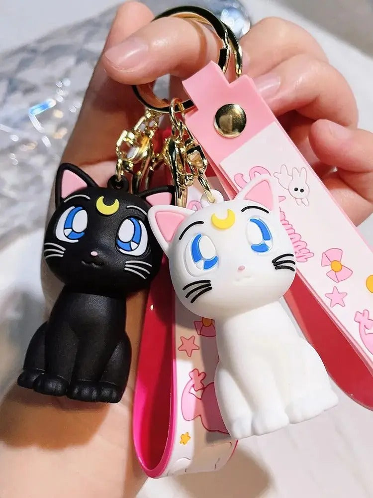 Luna Cat Keychain