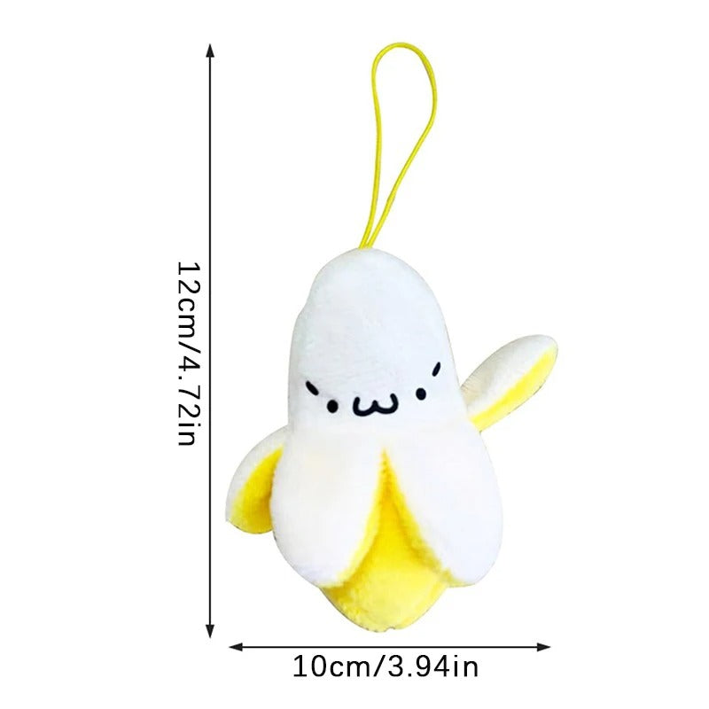 Funny Banana Plush Keychain