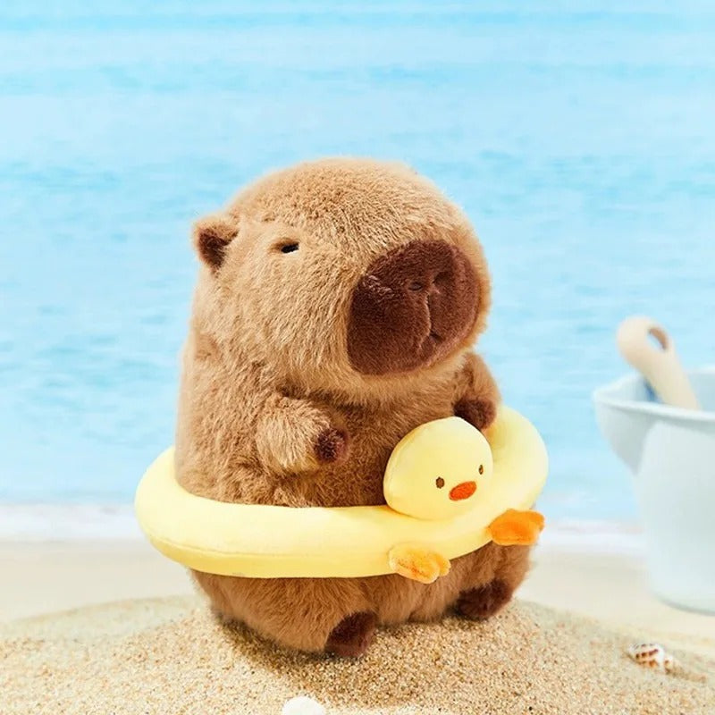 Capybara Floatie Plush Keychain