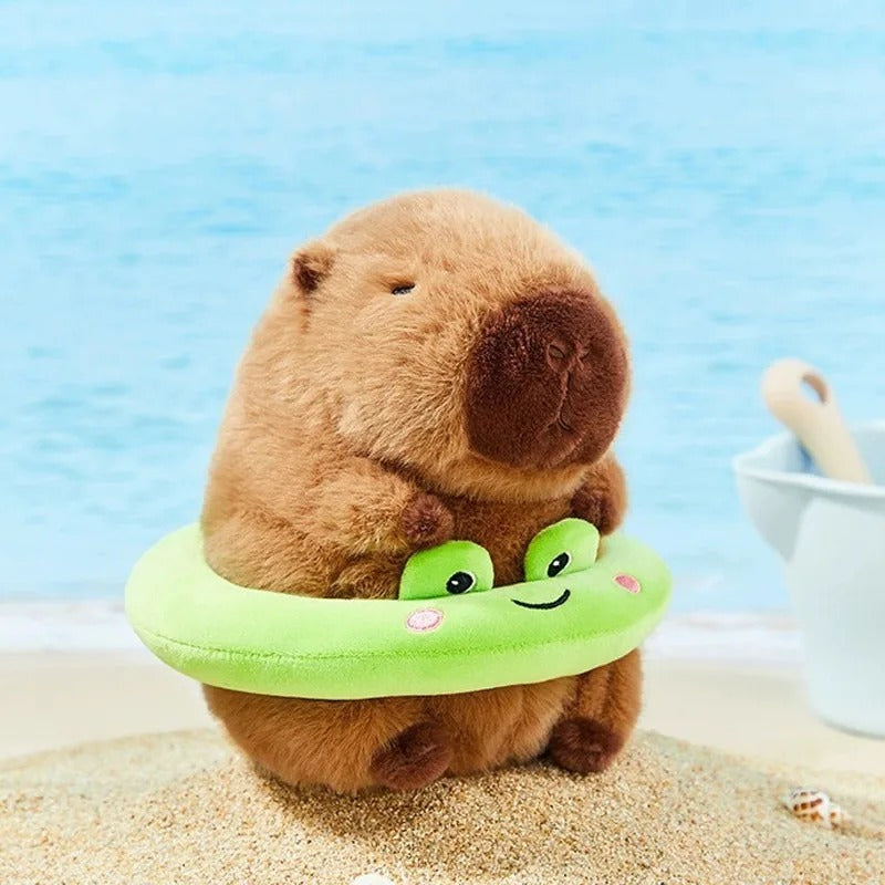 Capybara Floatie Plush Keychain