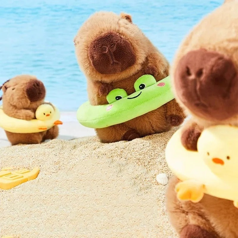 Capybara Floatie Plush Keychain