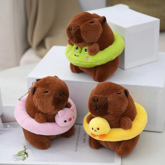 Capybara Floatie Plush Keychain