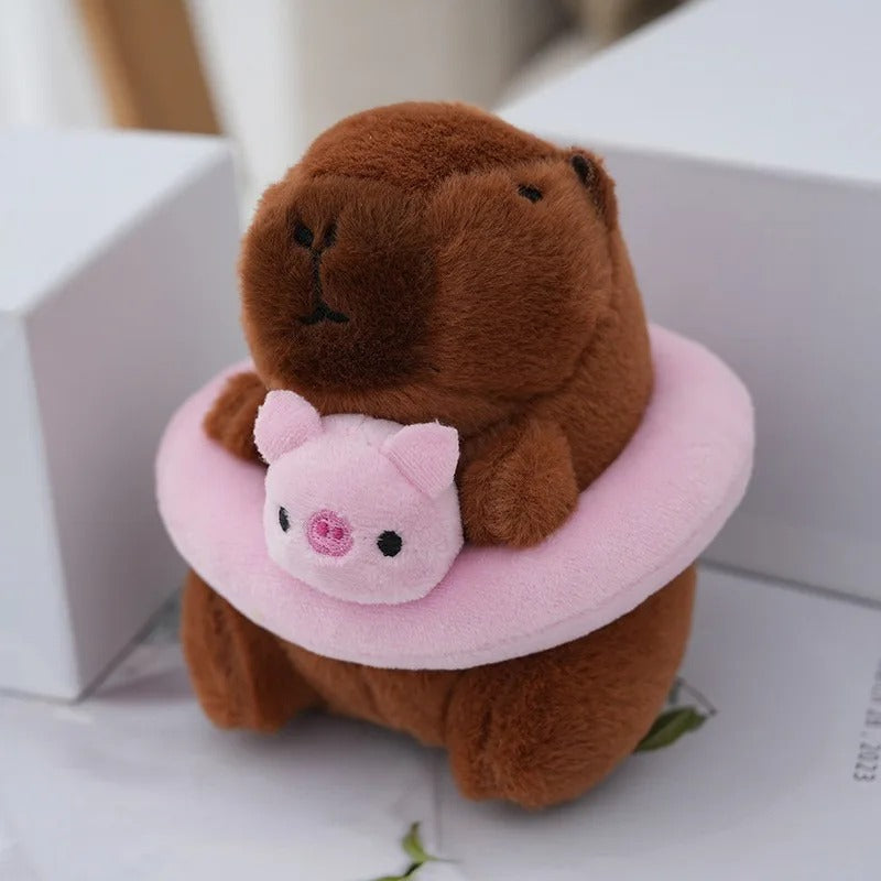 Capybara Floatie Plush Keychain