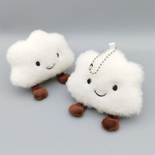 Kawaii Cloud Plush Keychain